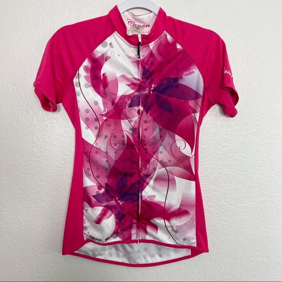 Canari Tops Canari Cycling Pink Bike Jersey Womens Size Medium